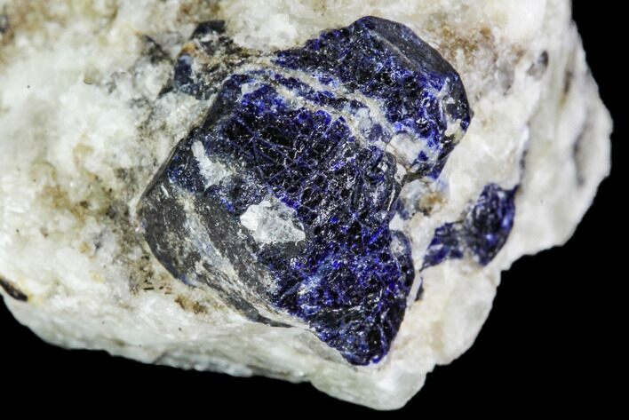 Lazurite Crystal in Marble Matrix - Afghanistan #111765